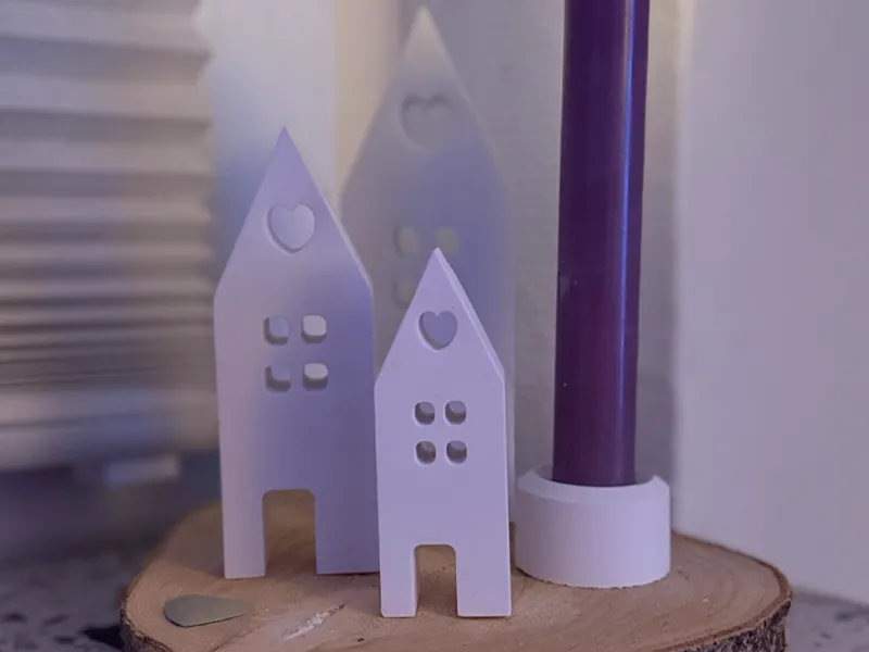 Deko Haus (groß, mittel und klein)