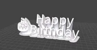 Décoration de gâteau "joyeux anniversaire" — photo 3