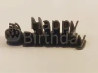 Décoration de gâteau "joyeux anniversaire" — photo 1
