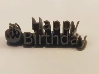 Happy Birthday Cake Decoration