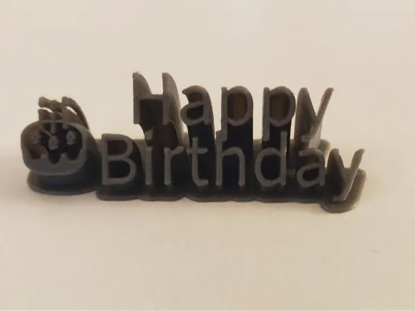 Décoration de gâteau "joyeux anniversaire"