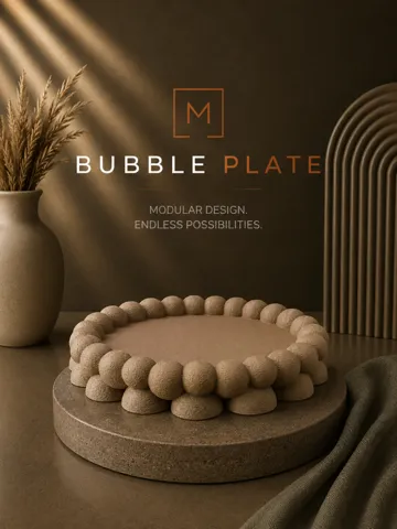 Letrero o emblema decorativo: MODUÉRA Bubble Top Modular Display — vista de referencia 2