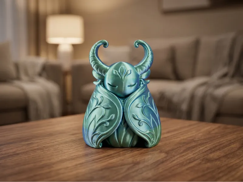 Cute Forest Guardian - Horned Spirit Model