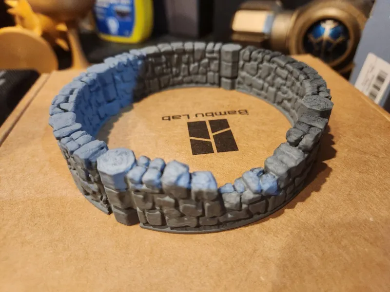 DungeonSticks Ruined Stone Curves and Stairs