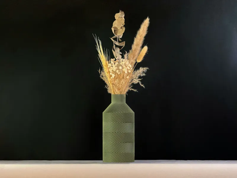 Vase Zigzag Design | 17.5cm