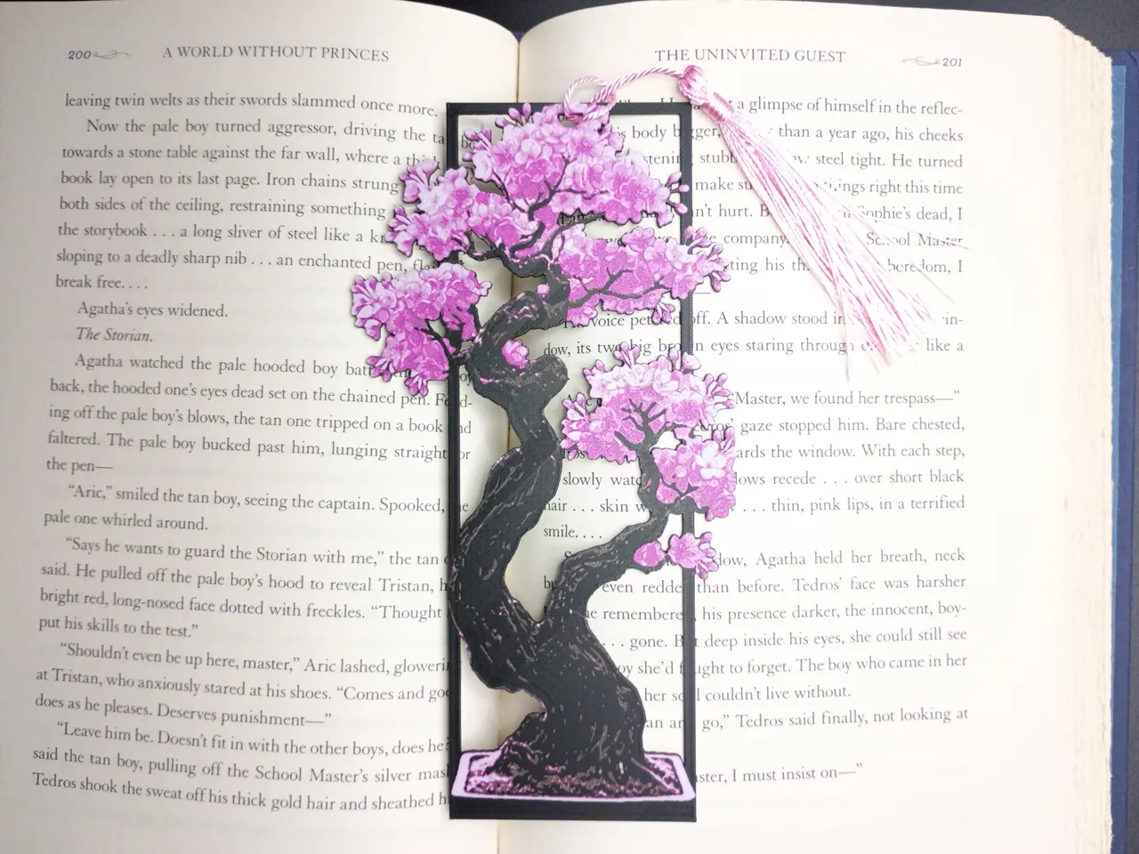 Sakura Bookmark Framed view 4