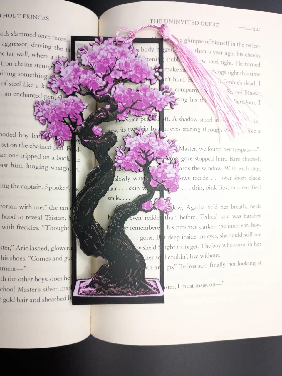 Sakura Bookmark Framed view 3