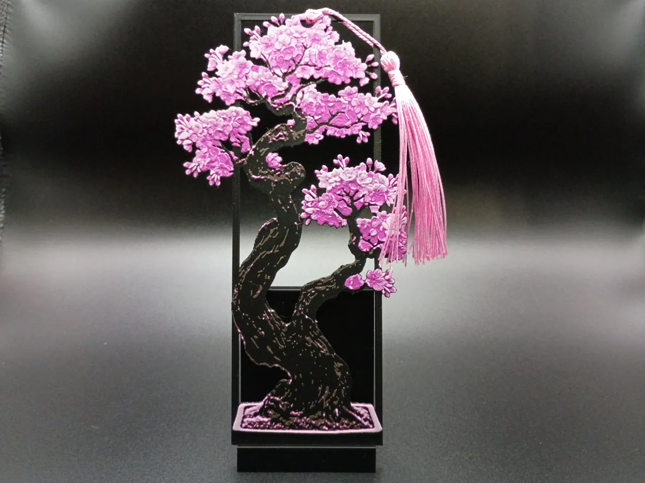Sakura Bookmark Framed view 2