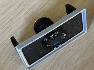 Fiat500 Aschenbecher Abdeckung für 30mm USBCharger