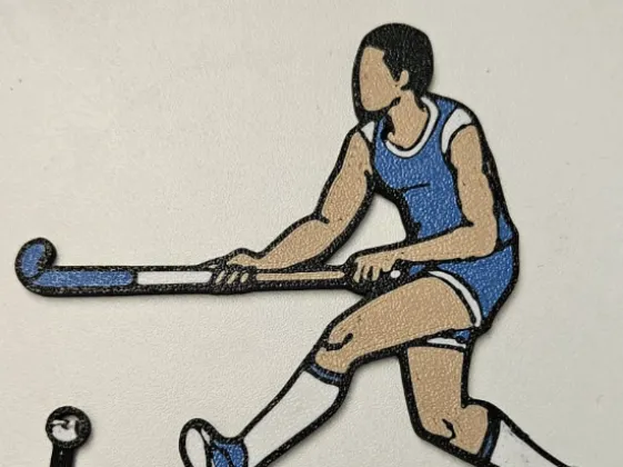 Field Hockey Cake Topper