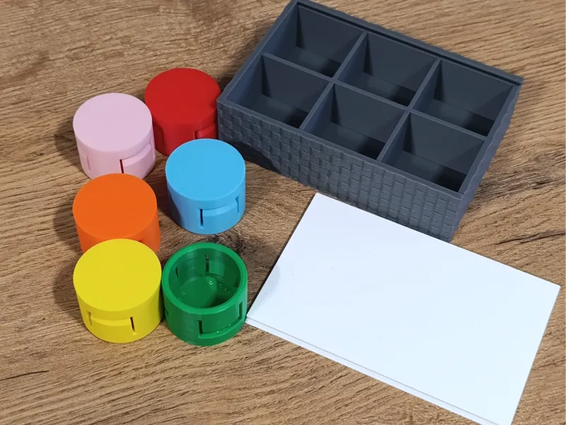 Beer Bottle Snap Cap Set with Storage Box