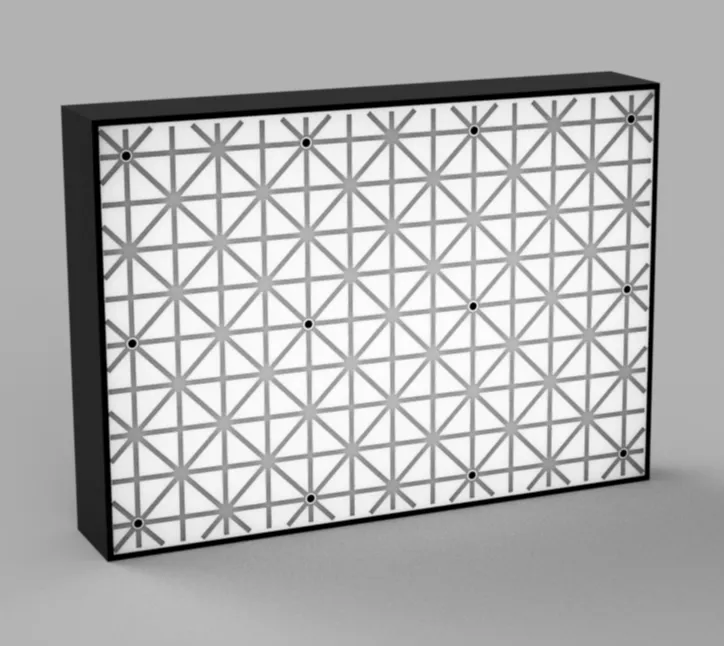 Optical Illusion - Vanishing Black Dots LED Lamp