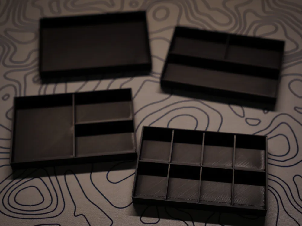 Lightweight Stackable Parts Sorting Trays - Free 3D Print Model ...