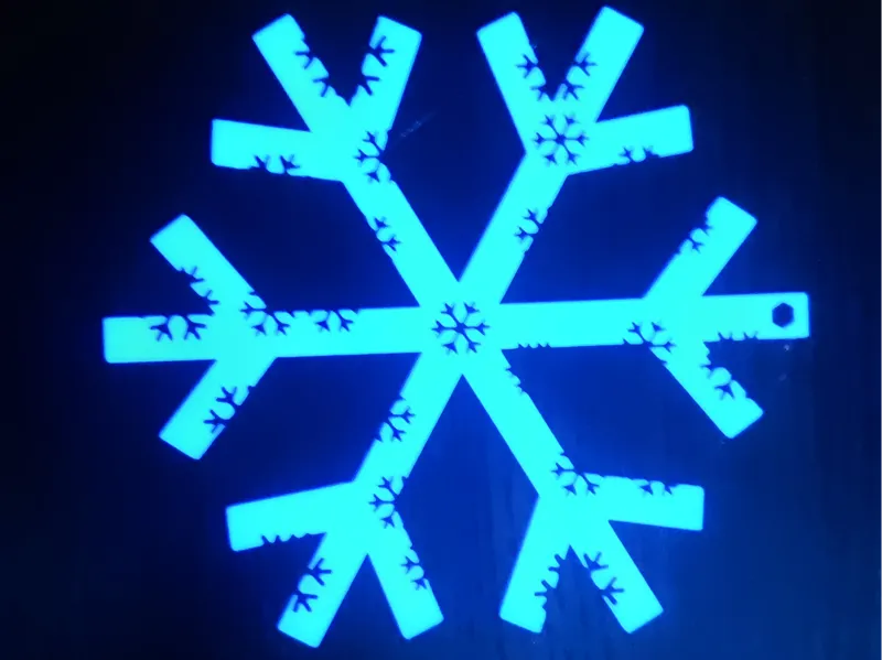 Snowflake big for window or christmas tree