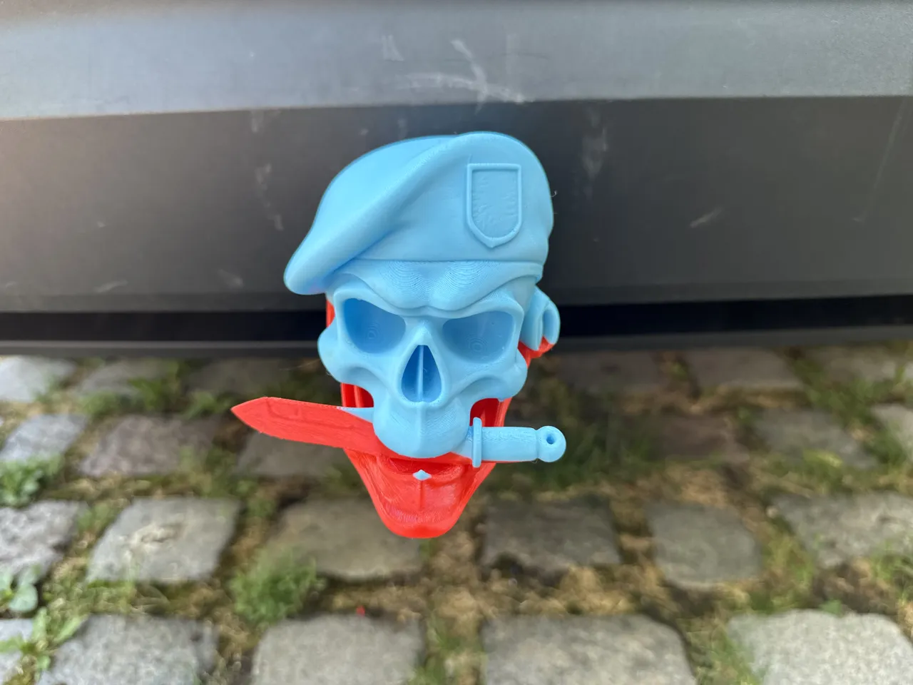 Operator Skull Tow Hitch Cover Cap view 2