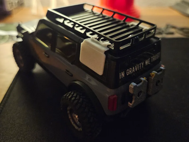 Supporto laterale accessori SCX30 replica Jeep kit