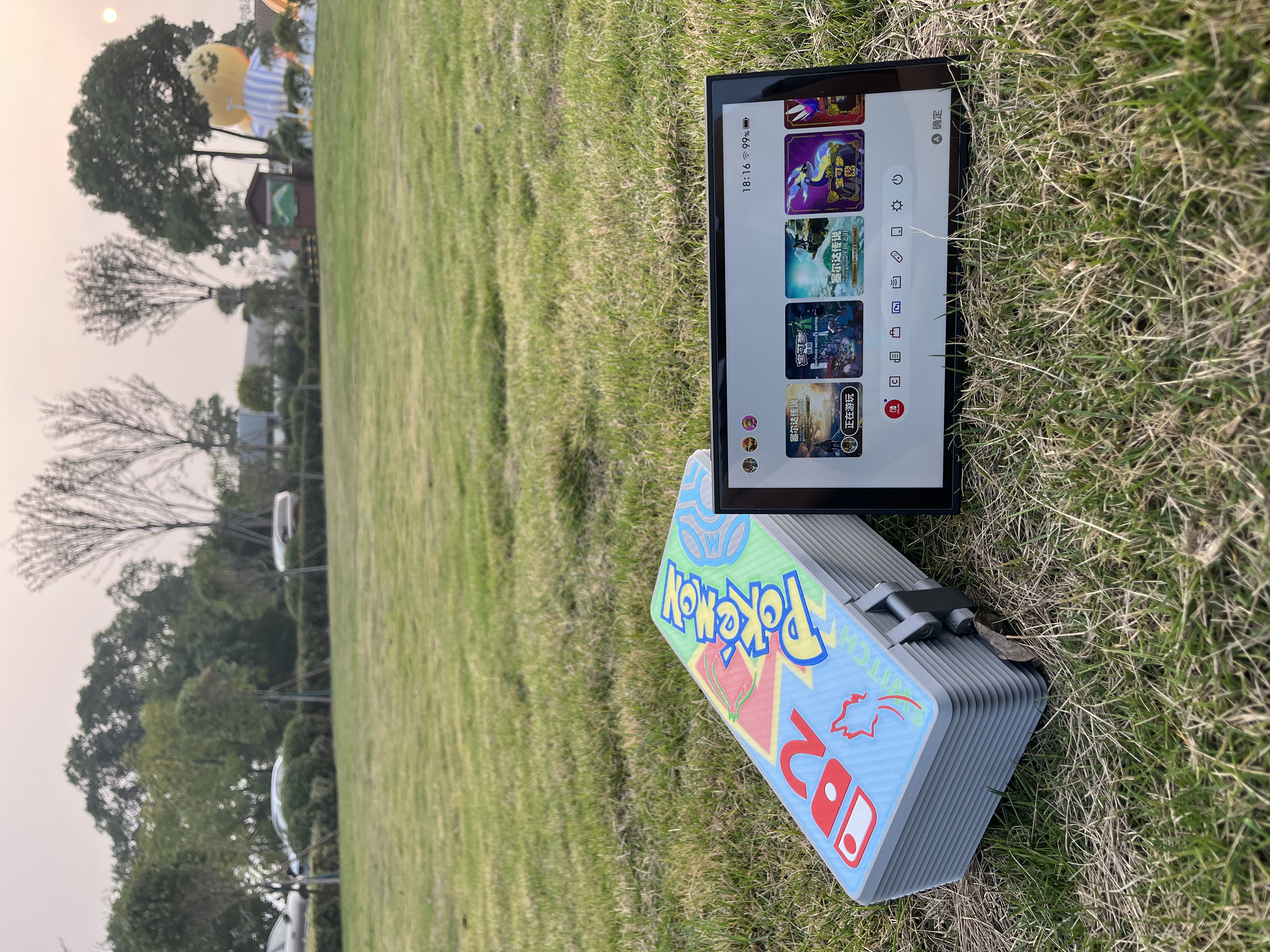 Miniatura 3 do modelo 3D Switch2 收纳盒 可更换磁吸面板图案的个性化收纳盒