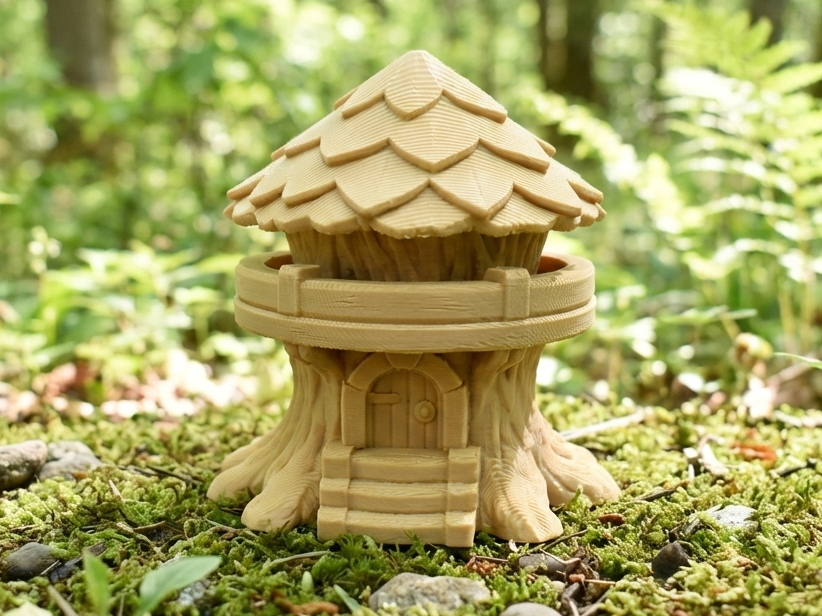 Feenring Baumhaus aus dem Wurzelwald