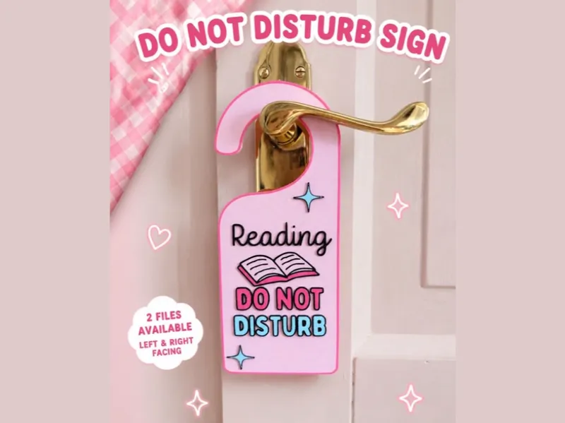 Reading Do Not Disturb Sign 