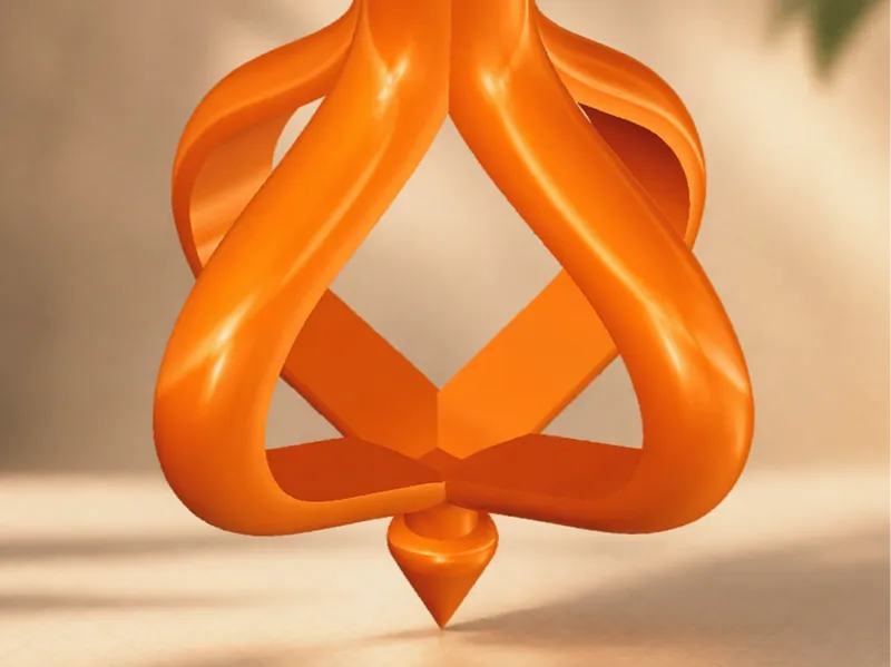 trottola scultorea moderna