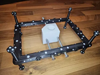 360° LARGE 3d scanning frame marker based scanner