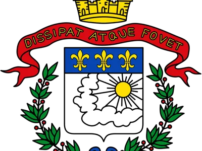 Coat of arms of the district town of Saarlouis / Saarland