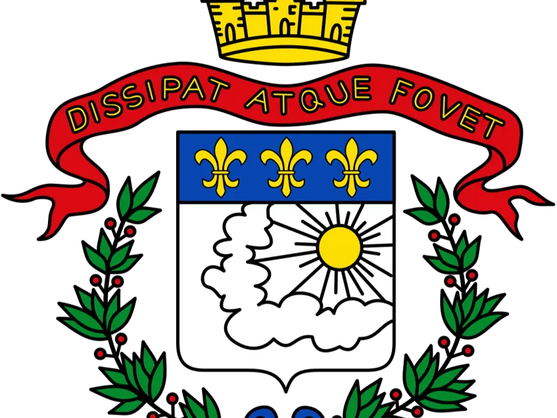 Stadtwappen der Kreisstadt Saarlouis / Saarland