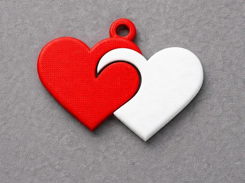 MARTISOR hearts red-white 