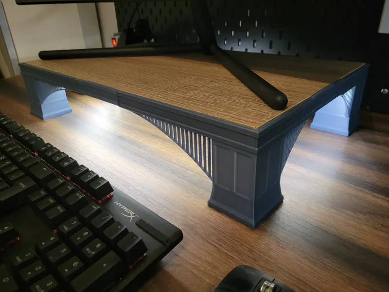 Bridge inspired Monitor Riser