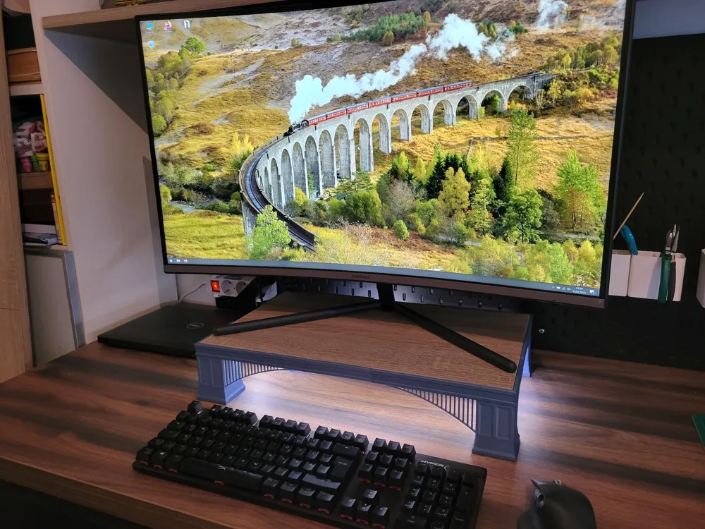 Bridge inspired Monitor Riser by araymbox - MakerWorld