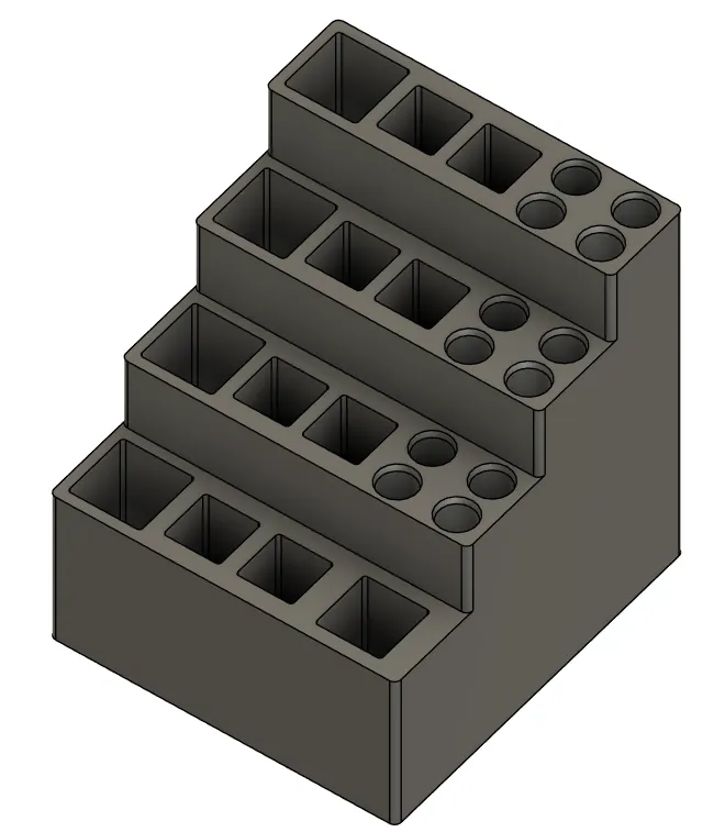 Makeup accessories organizer