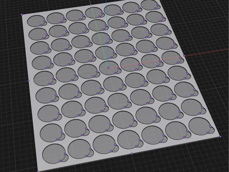 Jig for 40mm Coin blanks - 63 coins