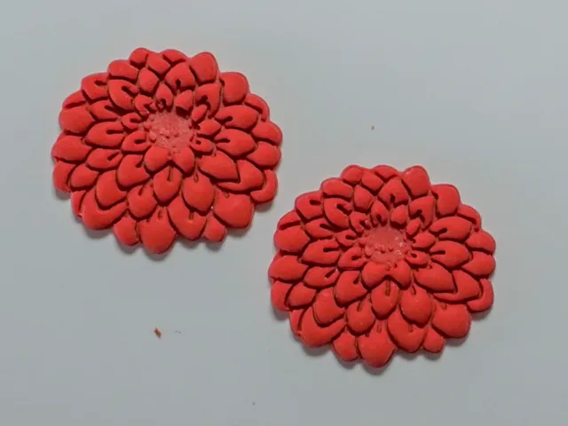 Dahlia Polymer Clay Cutter For Earrings Necklaces