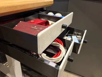 Sturdy Under Desk Drawer Set with Modular Inserts