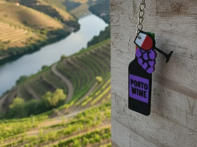 Porto Wine Keychain