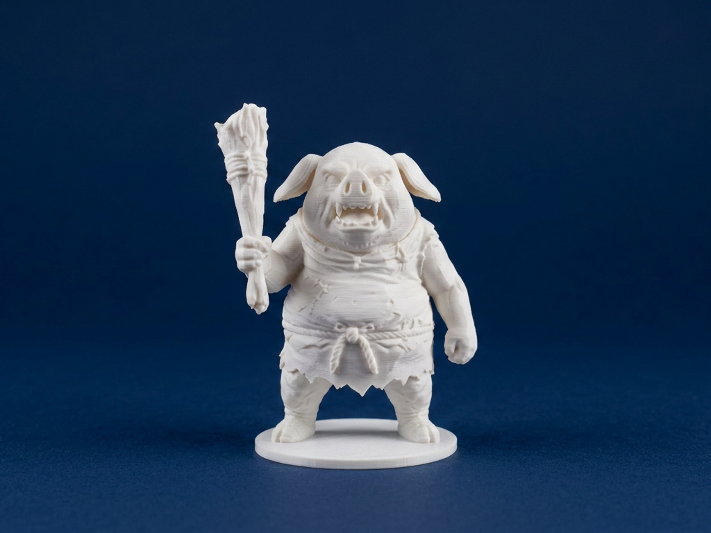 Savage Pig Warrior Figurine – Fantasy Boar Fighter