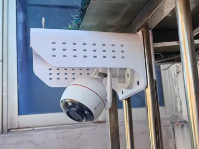Surveillance protective cover, sunshade, rain cover, camera bracket