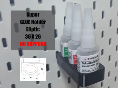 Super Glue Holder for IKEA Skadis EVERGLUE 36X26 3