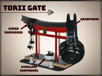 Support casque/écouteurs - Portique Torii — photo 1