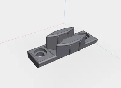 Malibu Caravan polyfix window locking plate
