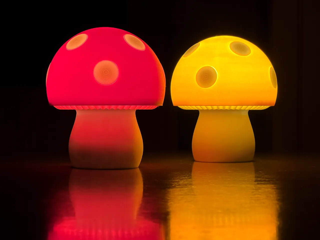 Mushroom Lamp A&B for LED 001 Kit view 4