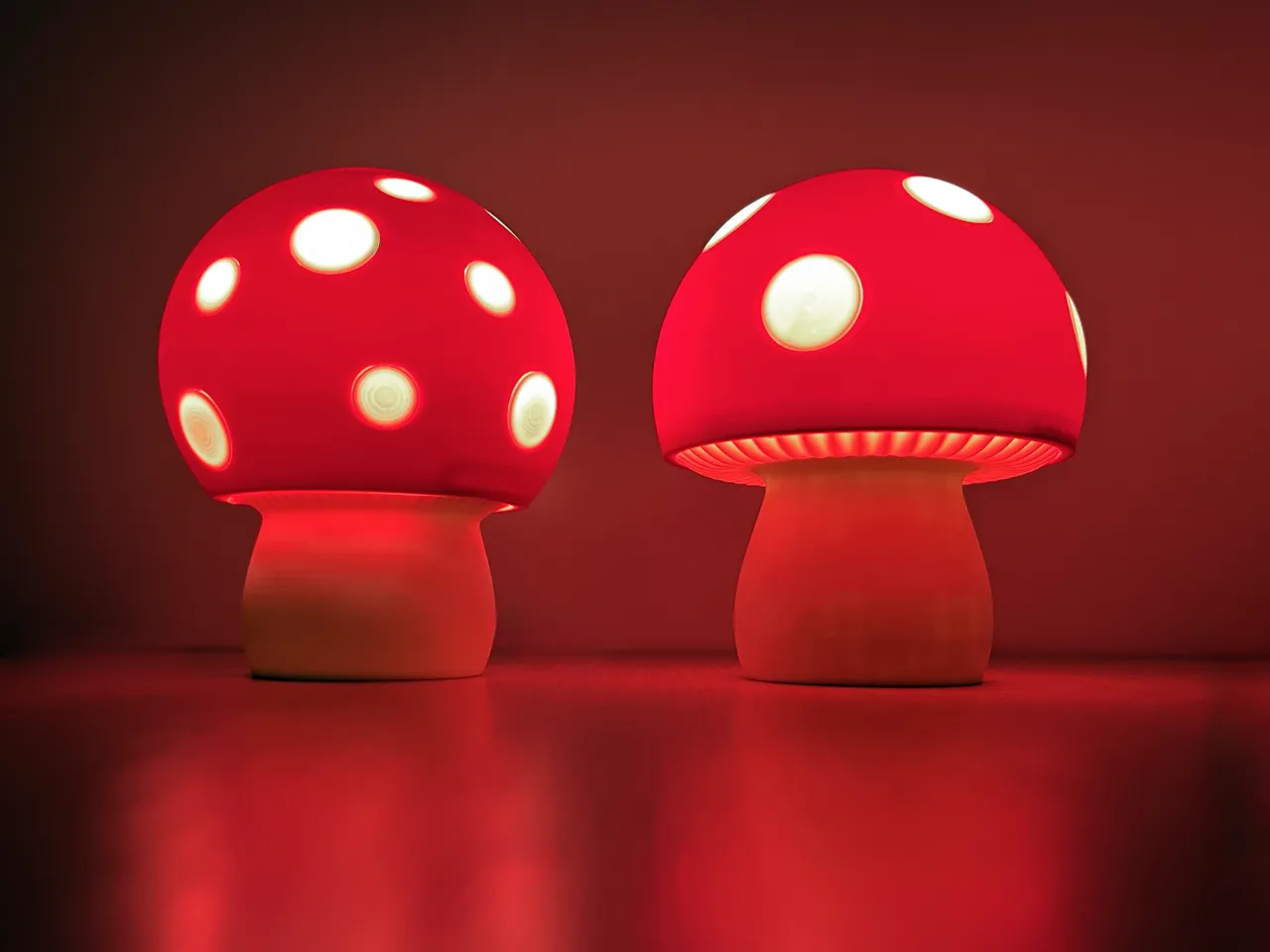 Mushroom Lamp A&B for LED 001 Kit view 2