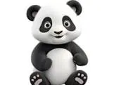 Cute panda model