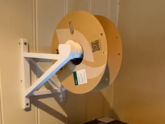 Wall mounted spool holder
