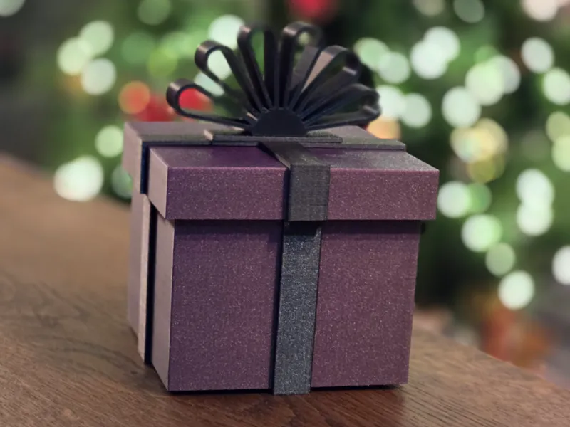 Magnetic puzzle gift box
