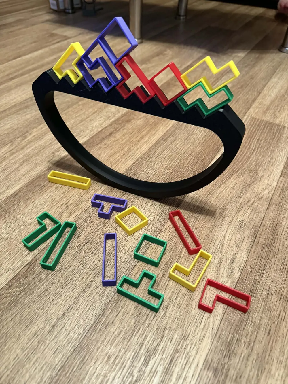 Balancing Block Structures Playful for children Balancing block stacking - Free 3D Print Model ...