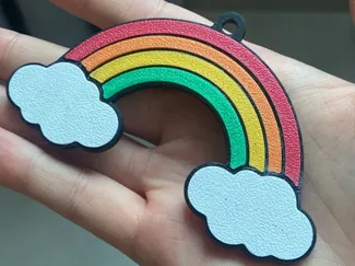 Rainbow keychain