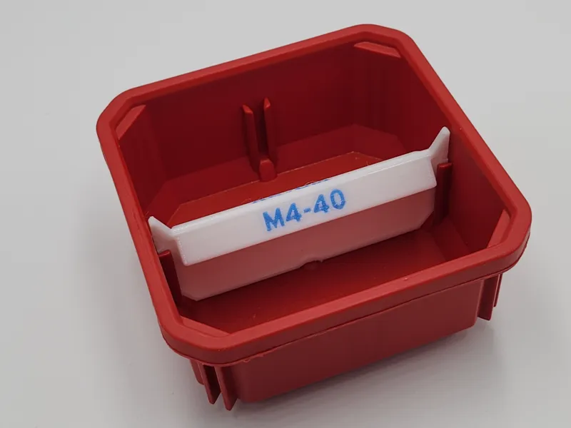 Packout divider 'I' for labels low profile updated