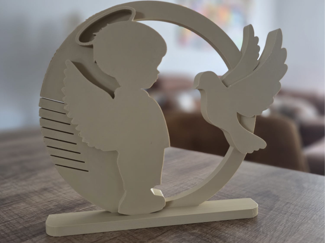 Angel & Dove Decorative Stand