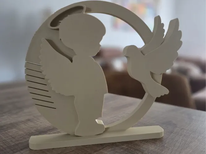 Angel & Dove Decorative Stand